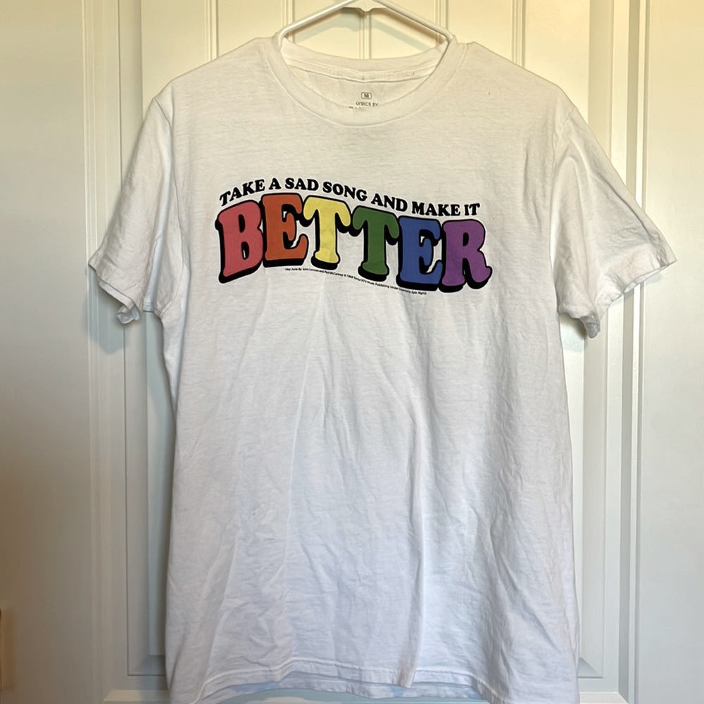 Beatles Hey Jude Sad Song Tshirt